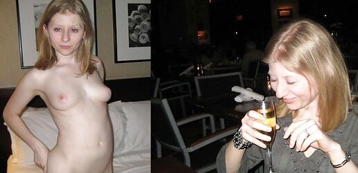 Teenagers clothed unclothed Before and After
