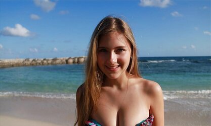 Huge-Boobed teenager Claire