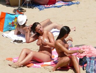 Super-Sexy Day At The Beach 26 -Braless- by Voyeur tROC