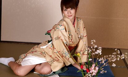 Yuma Asami Beautiful Kimono Cosplay
