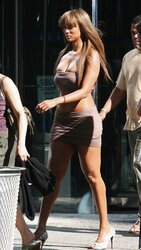 Tyra Banks In a highly wonderful sundress in NYC