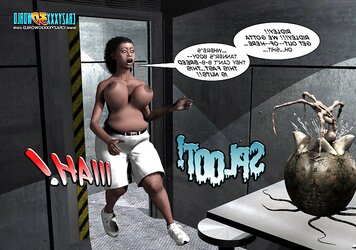 3D Comic: Spermaliens 1. Part