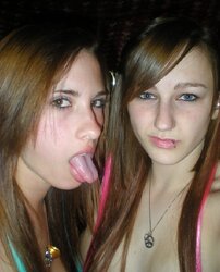 two SUPER-HOT TEENAGER TRAMPS (Sisters?)