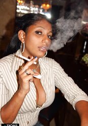 Lil Chica smoking