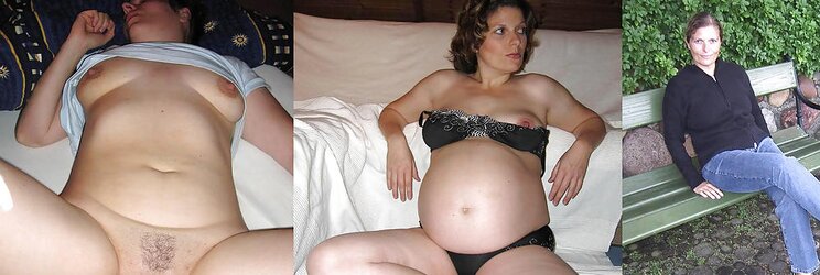 Clothed stripped Pregnant