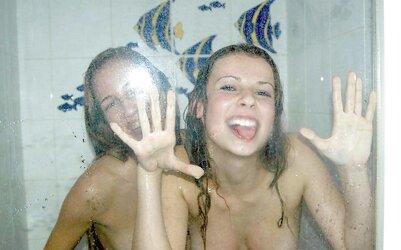 2 molten women under shower
