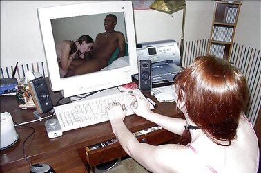 White Gals observing Bi-Racial Porn