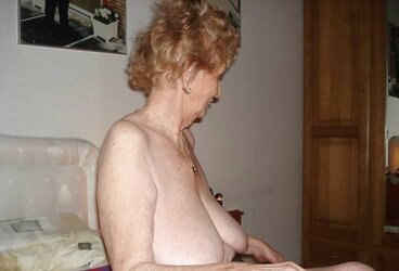 Granny inexperienced at home