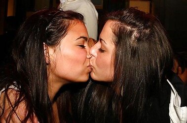 From the web: smooching ladies