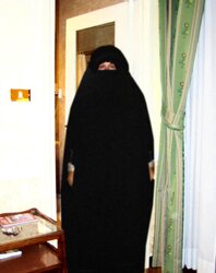 Adrienne whit burqa