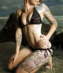 Tatted figures