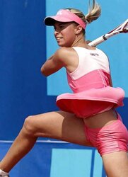 Upskirt tennis