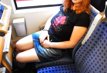 Chubby redhead Part10 demonstrating fun bags and vag in a teach