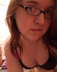 Adorable nerdy chubby dame flashes off for the very first time