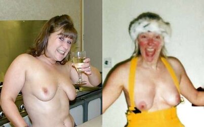 Bra-Less Mother and Daughter - Sherry