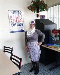 Turbanli hijab arab turkish afet olgun