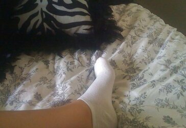 My ex soles cunt and white ankle socks