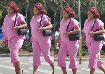 Chubby Women in Public - Collages