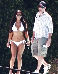 Kim Kardashian Bathing Suit Candids in Miami
