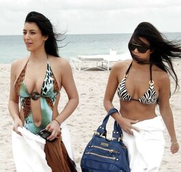 Kim Kardashian Beach