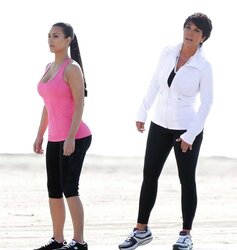 Kim Kardashian Skechers Commercial Set in Santa Monica