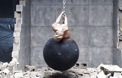 Miley Cyrus Bare Destroying Ball