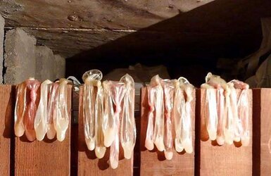 Prostituierte sammeln Kondome