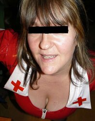 Naughtynursie well-prepped to play, who wants to be the patient