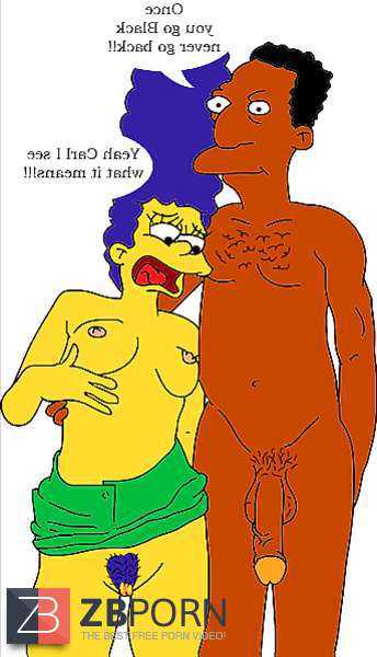 344px x 600px - Marge Simpson Likes BIG BLACK COCK / ZB Porn