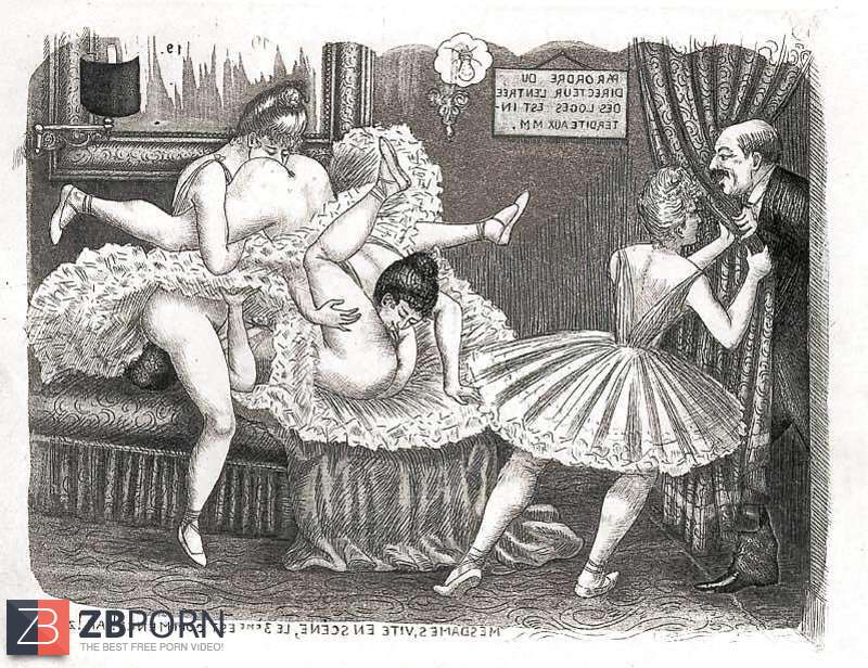 Vintage Drawn Porn - Them. Drawn Porn Art legal - French Postcards / ZB Porn