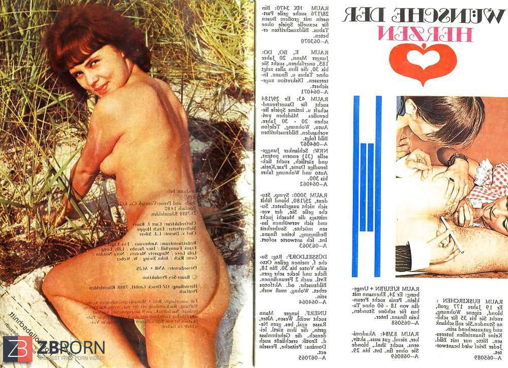 Womens Porn Magazines - Vintage German Contact Magazine / ZB Porn