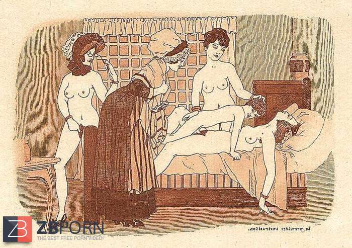 Post Cards Vintage French Porn - Them. Drawn Porn Art 26 - French Postcards / ZB Porn