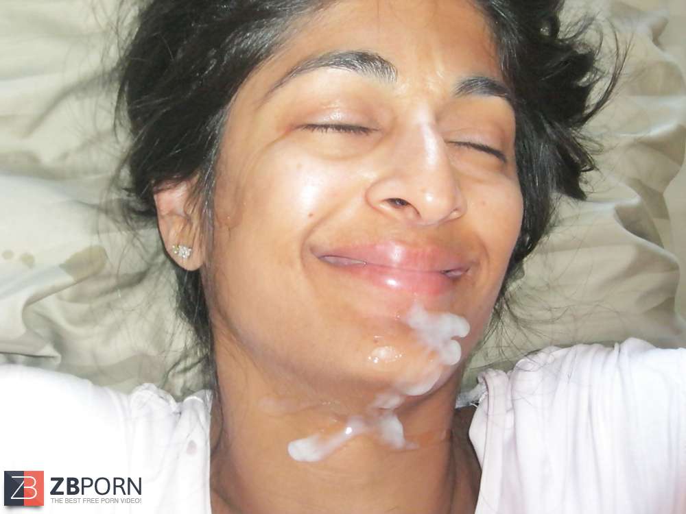 Indian Cumshot Porn - Indian wifey facial cumshot / ZB Porn