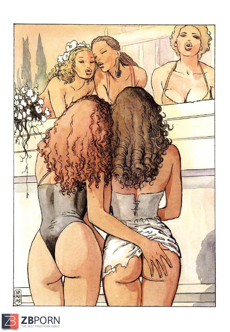 Interracial Art Gallery - Erotic Comic Art 11 - Gullivera / ZB Porn