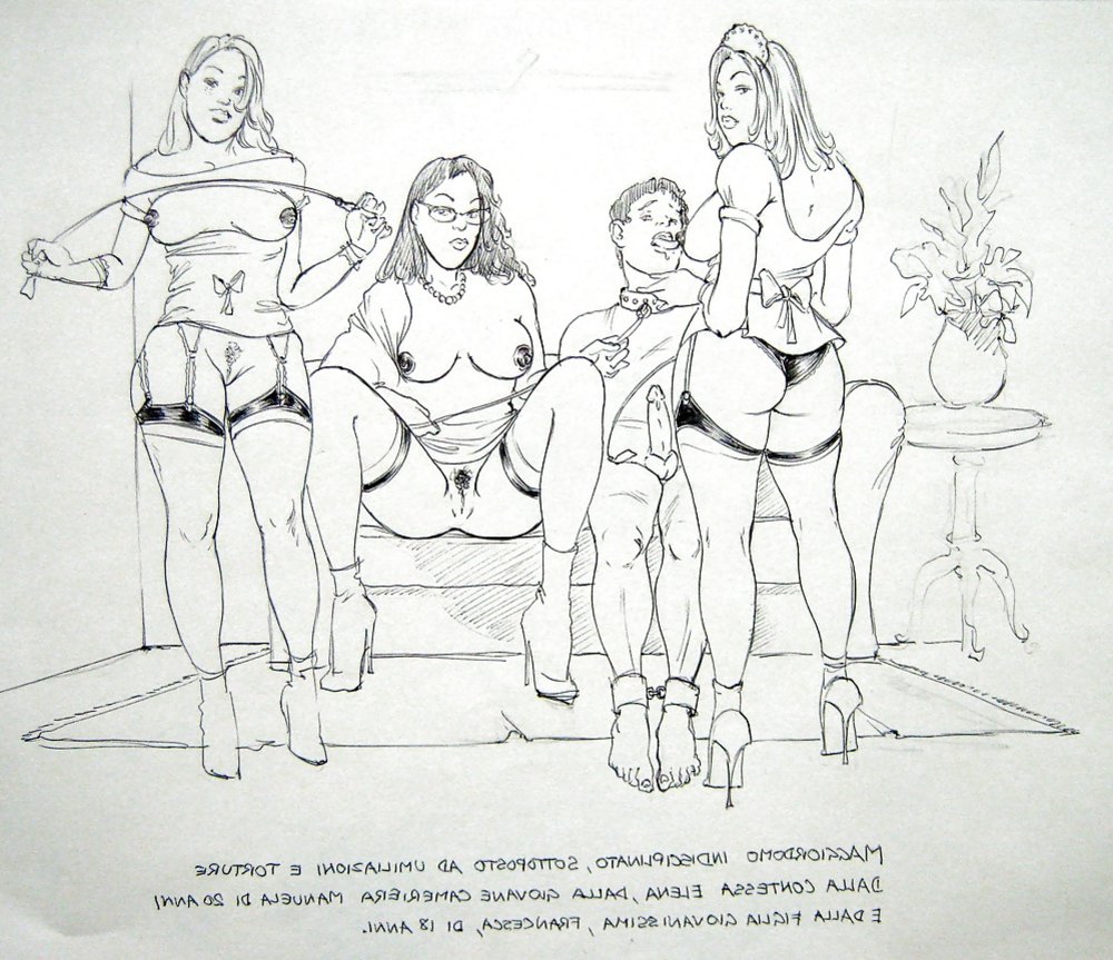 1000px x 863px - My female domination drawings / ZB Porn