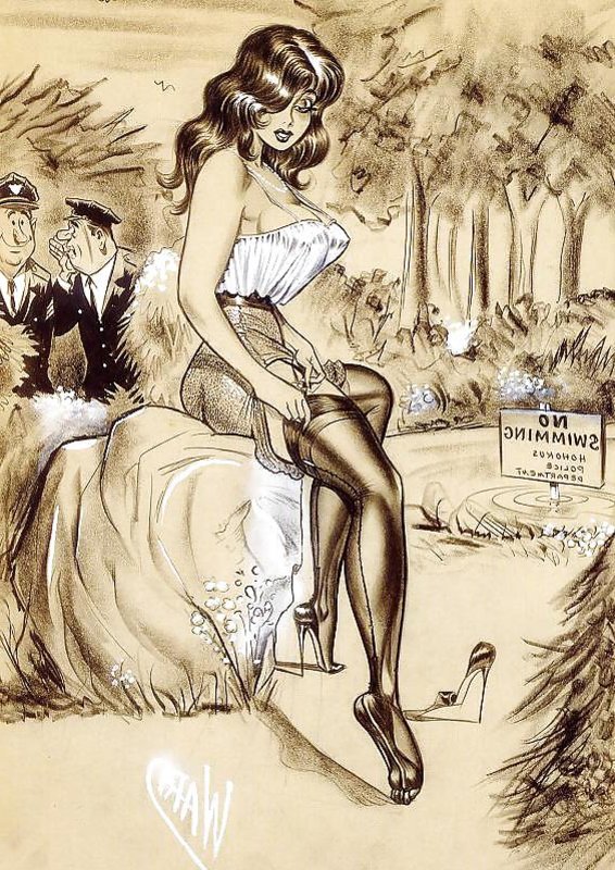 Vintage Pinups Bill Ward Zb Porn