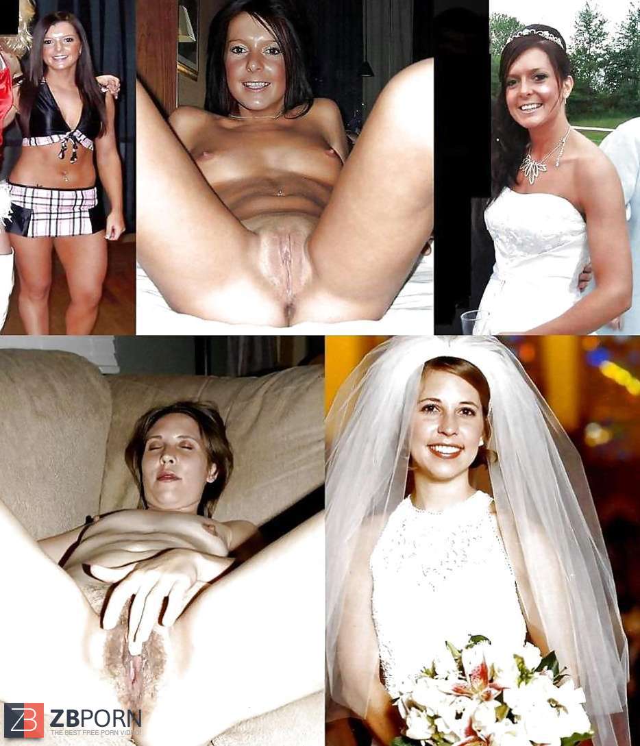 Wedding Porn Captions - Wives before and after wedding / ZB Porn