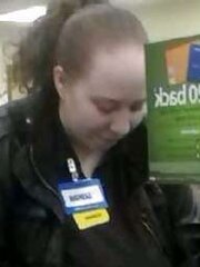 Large titted Walmart gal