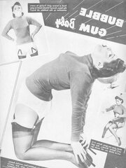 Tights pages from vintage magazines