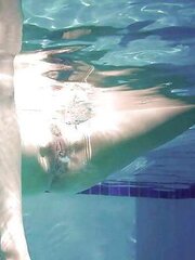 Creampie underwater